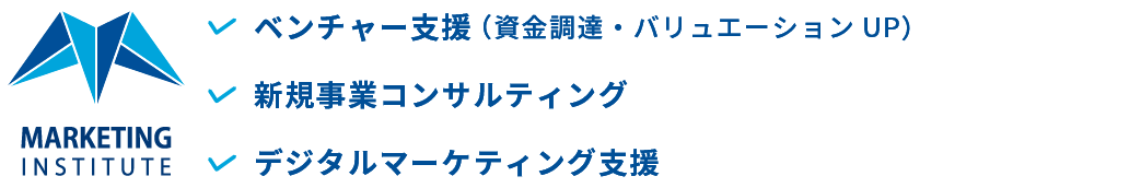 ベンチャー支援（資金調達・バリュエーションUPへ変更）,新規事業コンサルティング,デジタルマーケティング支援